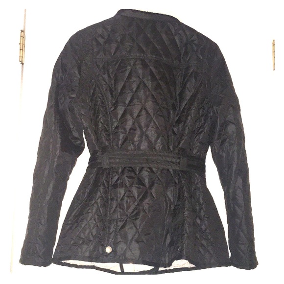 SAM EDELMAN black quilted Sherpa jacket - Picture 3 of 8
